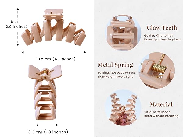 silicone hair clip