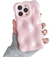 XIZYO for iPhone 14 Pro Max Case 6.7 Inch Cute Wave Pattern Aesthetic Phone Case 3D Curly Wavy Sh...