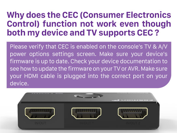 cec doesn't work