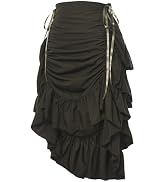 GRACEART Women's Victorian Steampunk Skirt Pirate Costume Burlesque
