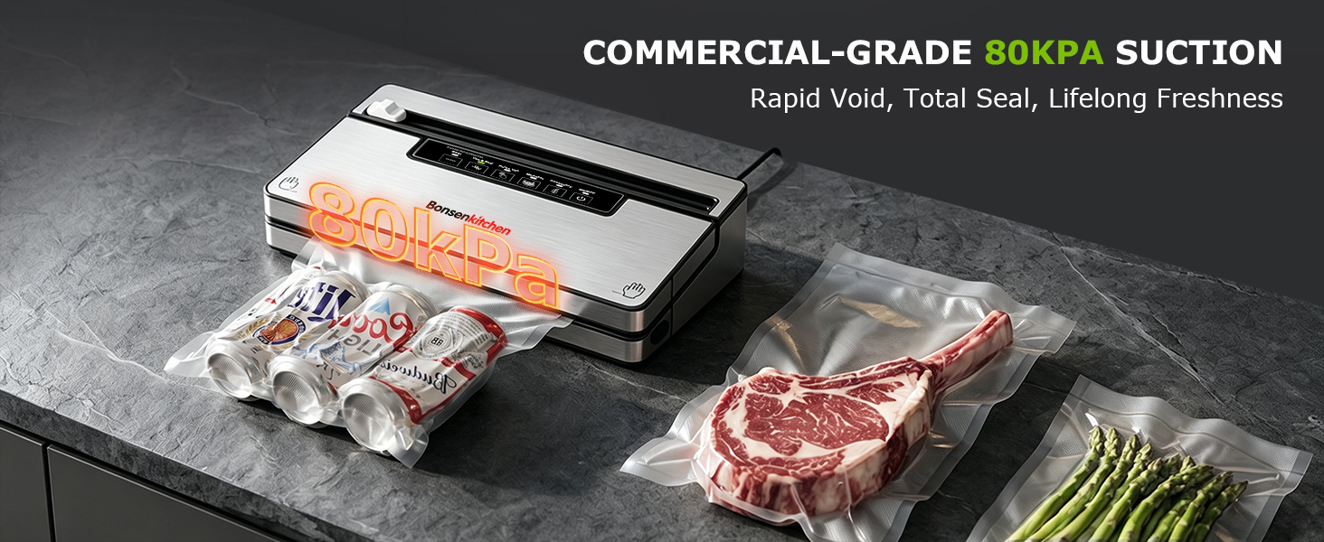 Bonsenkitchen Vacuum Sealer for Food