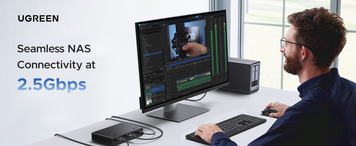 UGREEN 2.5Gb Switch, 5-Port Ethernet Switch