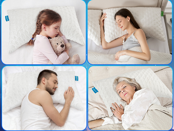 pillow for side sleeper neck pain relief pillow curved cervical neck pillow