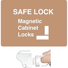 Roving Cove cabinet locks for child safety