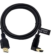 Poyiccot 8K HDMI 2.1 Cable 6feet,8K HDMI 48gbps 90 Degree Down Angle HDMI Male to Male HDMI 2.1 C...