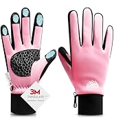 Bruvoalon Winter Gloves for Women & Men, 3M Thermal Insulation, Lycra Fabric, Touchscreen, Anti-Slip