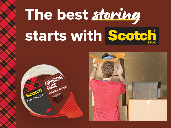 Scotch® Commercial Grade Shipping Packaging Tape
