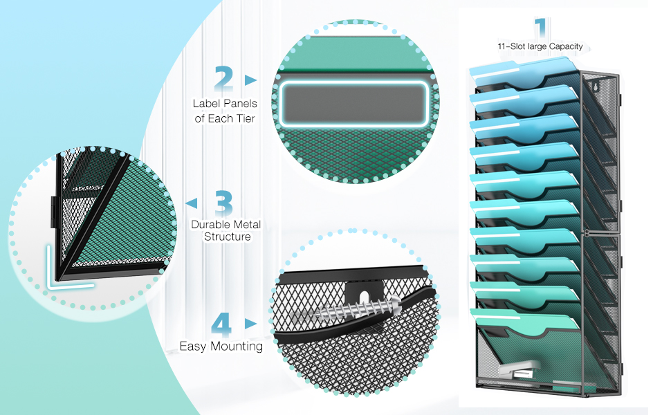 wall paper organizer