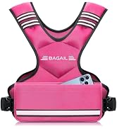 BAGAIL Adjustable Weighted Vest for Women & Men, 4-10lb/12-18lb/20-32lb Weight Vest for Home Work...