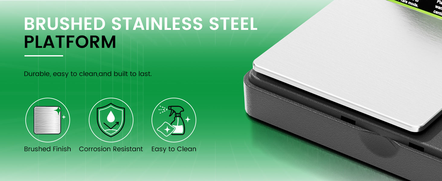 Measures up to 500g with 0.01g readability for accurate everyday weighing.