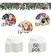50 pcs Sublimation air fresheners Blanks ,Sublimation Blanks Products DIY Air Freshener for Car a...