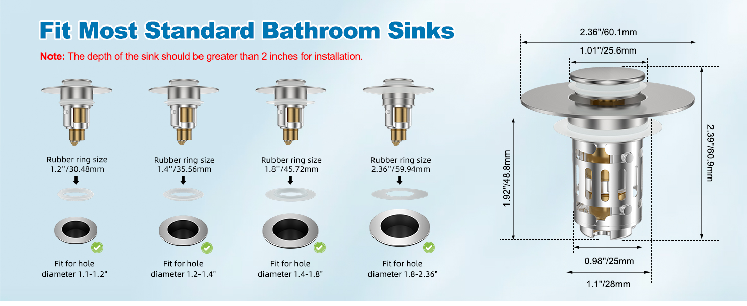 bathroom sink stopper