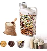 LANGMINGDE 1 Piece Cereal Containers Storage, 2.5L/85oz Rice Airtight Storage Container, BPA Free...
