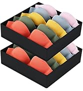 DIMJ Bra Organizer for Drawer Big Bra and Underwear Organizer Clothes Organizer Drawers for Bra, ...