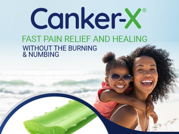 Canker X fast pain relief and healing without the burning and numbing