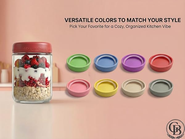 overnight oats jars
