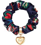 SHE'S FREE STYLE JUST FOR YOU Heart-Shaped Hair Scrunchies for Women, Fashion Hair Elastics Hair ...