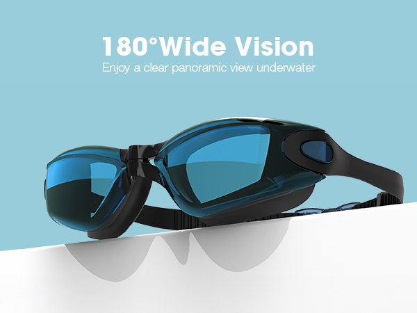 swim goggles wide vision