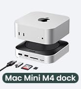 UGREEN Mac mini M4 Dock & Stand with NVMe SSD Enclosure, 3 USB A 10Gbps, USB C Data Port, SD Card...