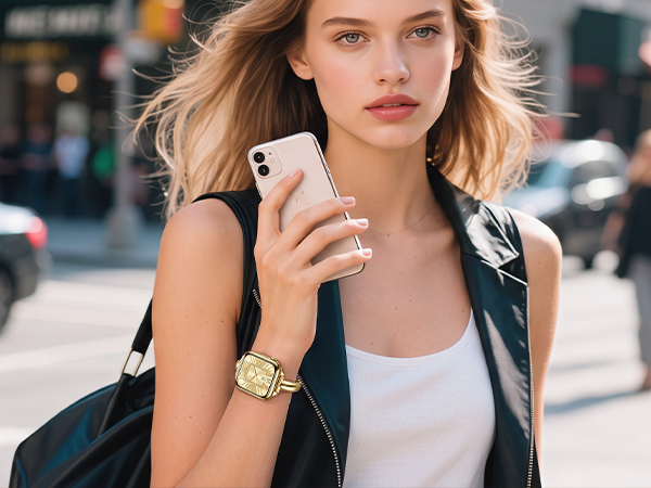 Slim bracelet apple watch bands for women