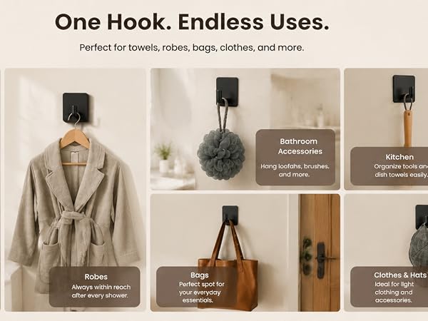 adhesive wall hooks