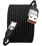 USB C Cable 15ft Fast Charging 23W, Extra Long USB A 2.0 to USB-C Charger Cord 15 foot Type C 2.0...
