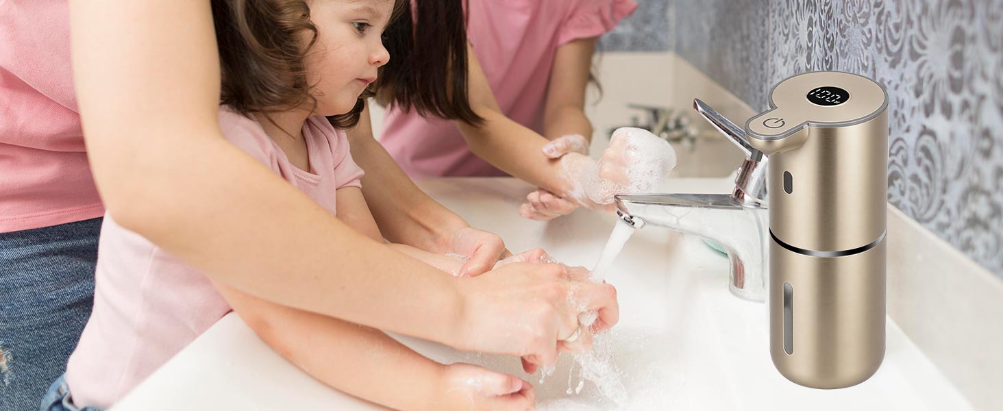 The automatic soap dispenser touchless is designed for versatility