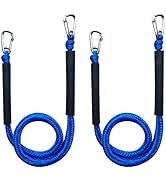 Bungee Boat Dock Line, Floatable Mooring Rope, Stretchable Docking String for Pontoon, Jet Ski, S...