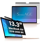 SenseAGE Magnetic Privacy Screen Filter for MacBook Air 13.3", Easy On/Off Anti-Blue Light Privac...