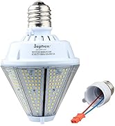 Dephen 80W Removable E26&E39 LED Bulb - 10400Lm LED Corn Light Bulb 5000K Corn Lamp Bulb UL-Liste...