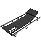 Performance Tool W85005 40-Inch 6 Caster Creeper with Adjustable Cushioned Headrest , Black