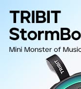 Tribit StormBox Mini+ Portable Bluetooth Speaker, 12W, 360° Sound, Black | 12H Playtime, IPX7 Wat...