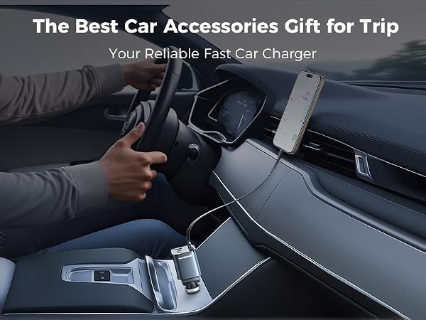 type c double car charger