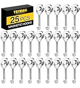 TRYMAG Heavy Duty Magnet Hooks, 30LBS Swivel Neodymium Magnetic Hooks for Hanging, Refrigerator, ...