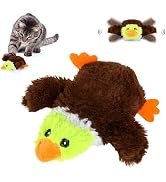 FUGODIWI Interactive Cat Toys for Catnip, Flapping Cat Toys for Indoor Cats, Cat Kicker Toy, Prem...