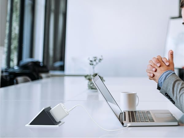 66W Fast Charging Wall Charger with 2 USB C 1 USB A Ports