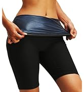 Sauna Sweat Short Pants Suits for Women High Waist Slimming Shorts Compression Thermo Workout Bod...