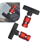 WZP 2 PCS Car Hood Prop Strut Clamp, Metal Anti-Slip Lift Strut Clamp, Portable Locking Anti-Pinc...