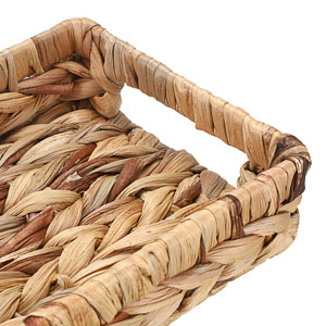 Woven Wicker Storage Bins Toilet Tank Baskets trays Woven Seagrass Tray wicker Toilet Tank tray