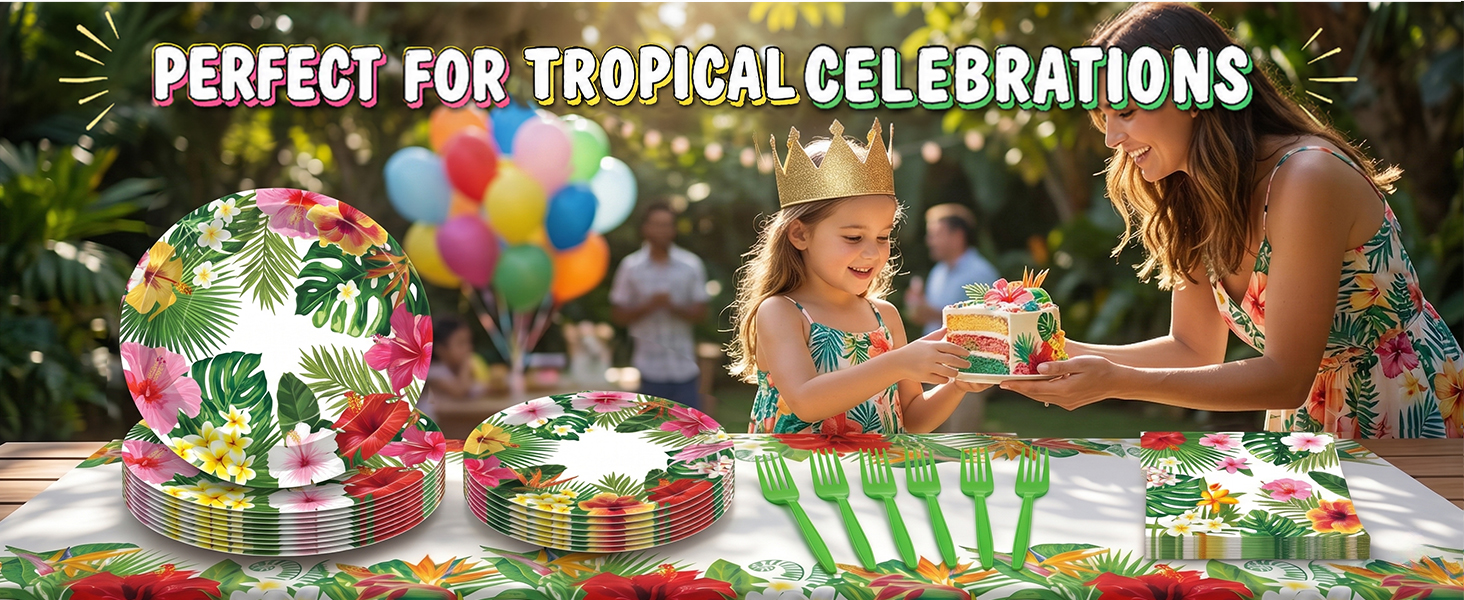 Tropical Luau Tableware