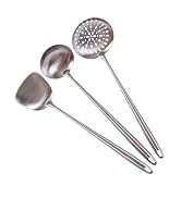 17inch Wok Spatula and Ladle, Skimmer Spoon