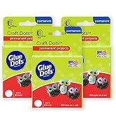 Glue Dots 38165AMZ Double-Sided Craft, 3 Pack, 1/2'', Clear, 600 Total Dots, Roll 3-Pack, 3 Count