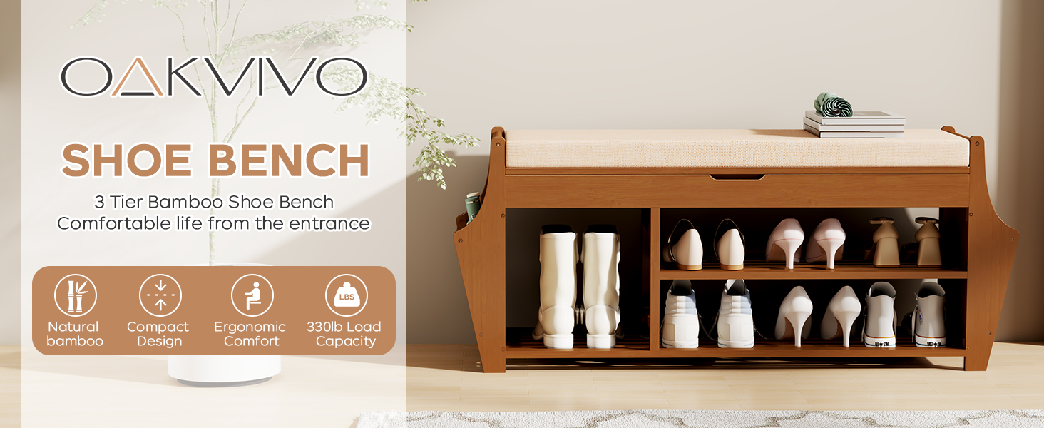 Shoe Bench with Storage