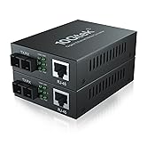 Gigabit SingleMode Fiber to Ethernet Media Converter, Dual SC Fiber, 1000Base-LX to 10/100/1000Ba...