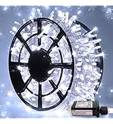 JMEXSUSS 163ft 500 LED White Christmas Lights, Waterproof Christmas String Lights Outdoor Indoor,...
