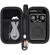 Hard EVA Carrying Case Compatible with JOYO Mini Amp 5W Portable Plug in Practice Electric Amp Bl...