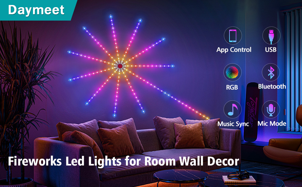 Smart Firework Led Lights