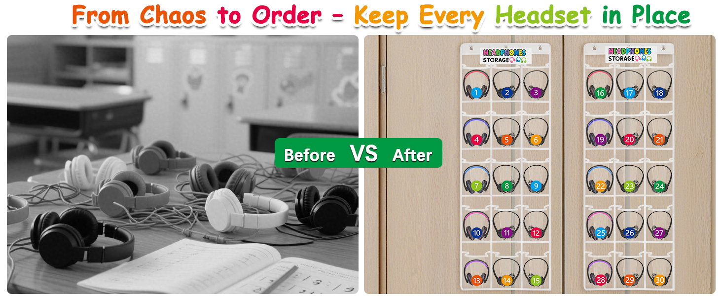 Headphone Storage Classroom