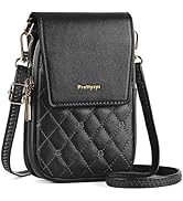 RNIEGA Small Crossbody Bags for Women Trendy, Leather Cell Phone Purses wallet Triple Compartment...