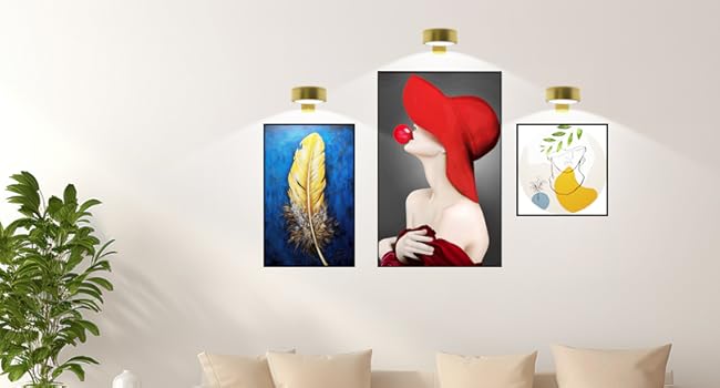 wireless picture light for wall art light for painting led accent light